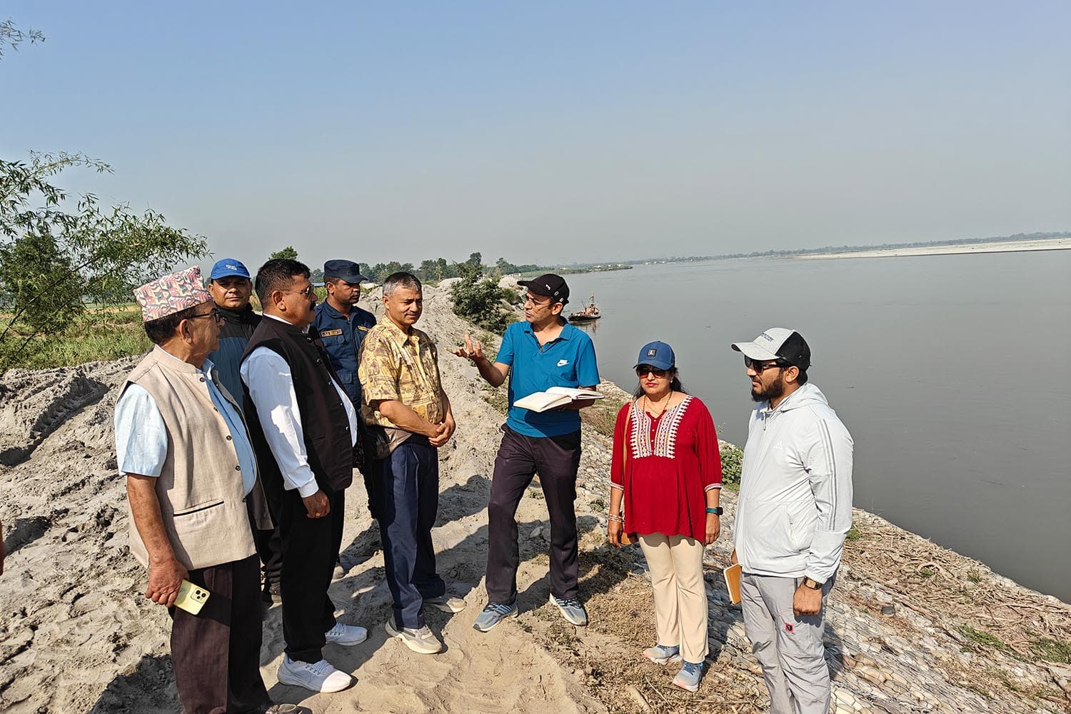 Embankment work gathers pace to protect Susta from erosion