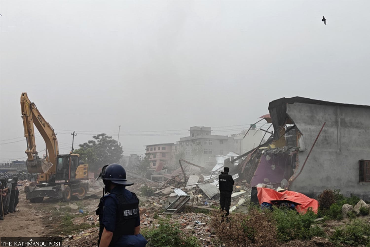 Bulldozers roll through Manohara settlements as eviction drive continues