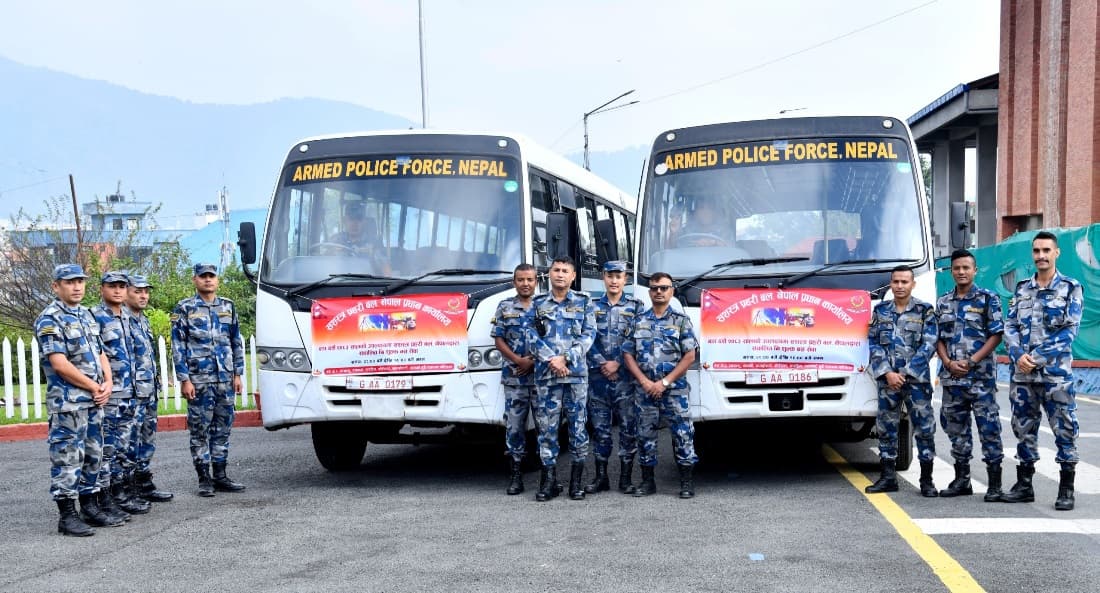 ३५ सय बढी यात्रुलाई प्रहरीको निःशुल्क बस सेवा