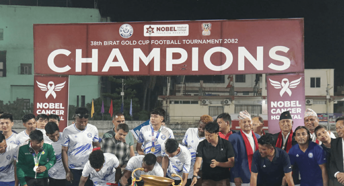 झापा ११ ले दोस्रो पटक उचाल्यो विराट गोल्डकपको उपाधि