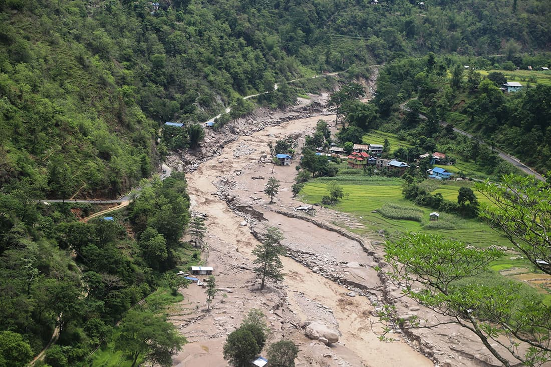 काठमाडौंसहित यी जिल्लामा आज आकस्मिक बाढीको जोखिम