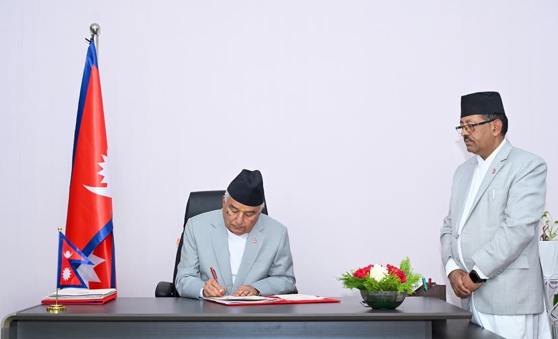 राष्ट्रपतिले जारी गरे थप तीन अध्यादेश