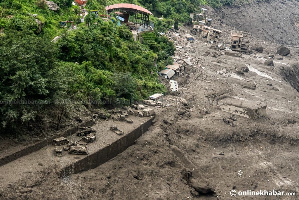 Rasuwa flood: Devastation along riverbanks in Rasuwa and Nuwakot (VIDEO)