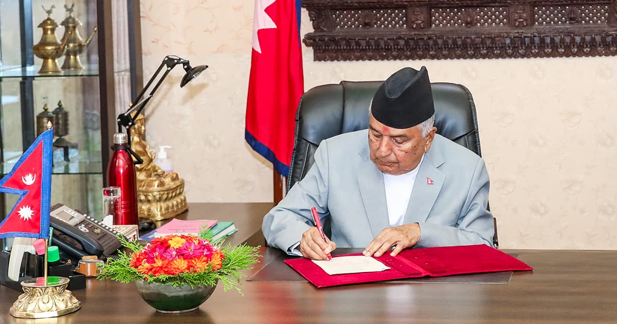 राष्ट्रपतिले जारी गरे सहकारी सम्बन्धी अध्यादेश