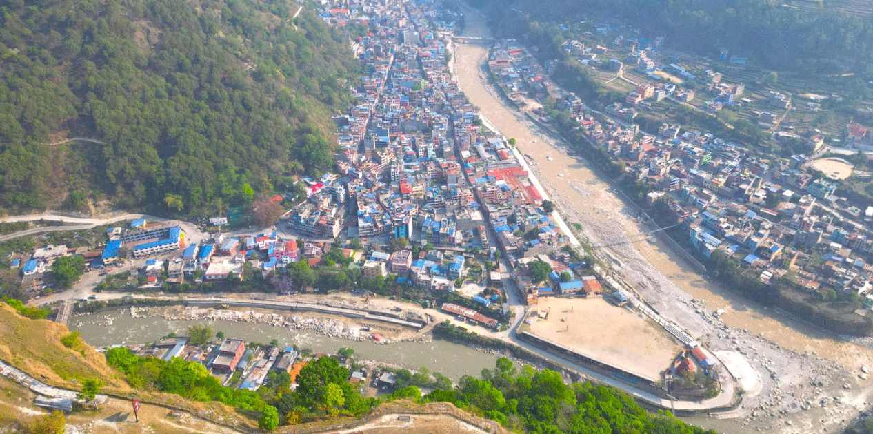 सीमा निर्धारणमा भएको ढिलाइले बेनीमा सडक आयोजना प्रभावित