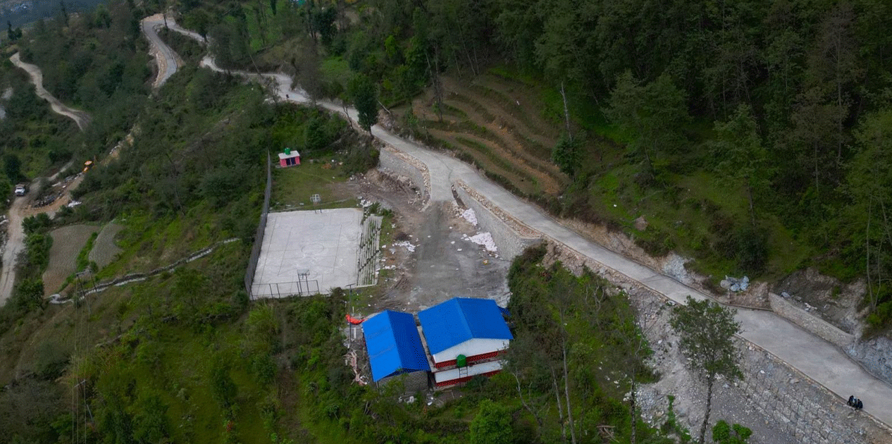 म्याग्दीको वाखेतमा मार्ग खुलेको १६ वर्षपछि सडक स्तरोन्नति