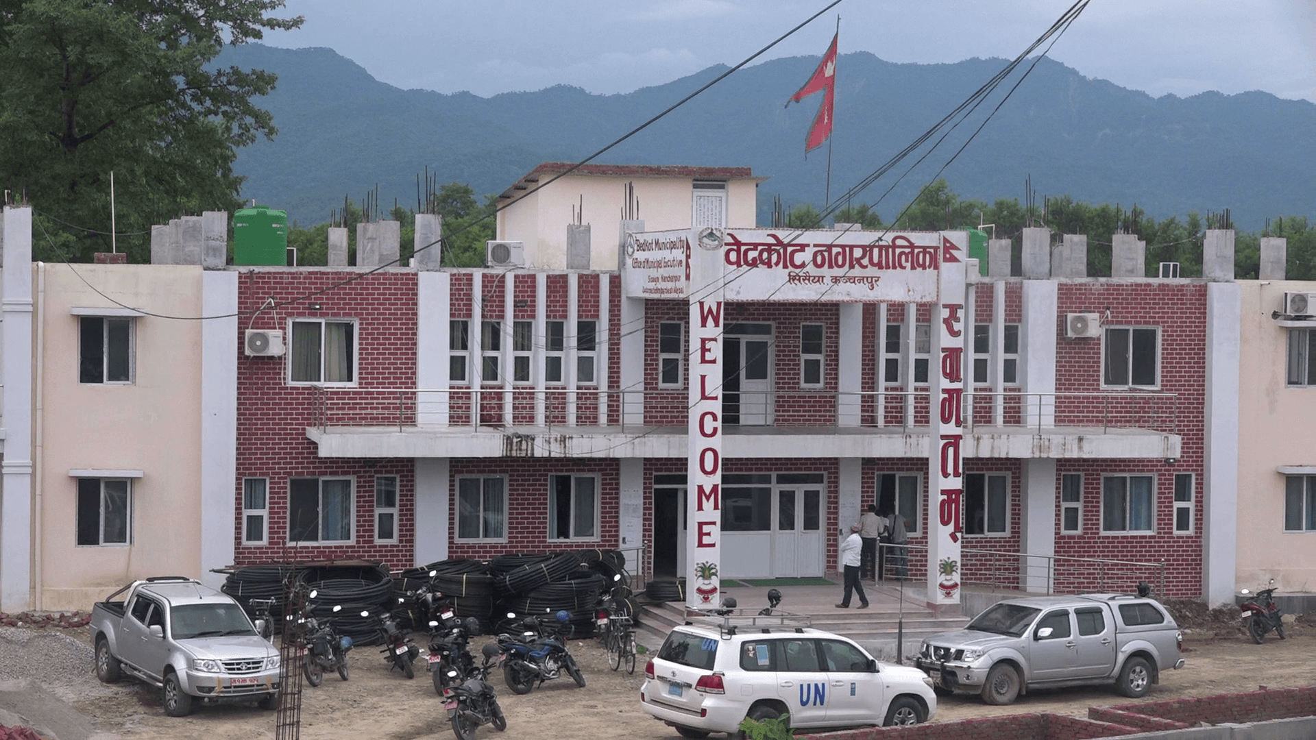 पूर्वाधार विकासमा गति लिँदै बेदकोट नगरपालिका