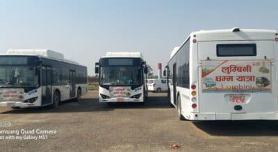 लुम्बिनीका विद्युतीय सवारी प्रयोगविहित