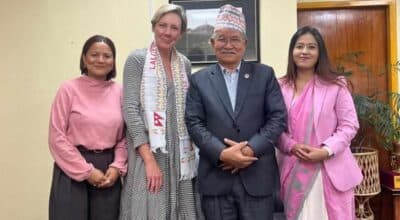 ललितपुर महानगर प्रमुखसँग युरोपेली युनियनका राजदूतबाट भेटवार्ता