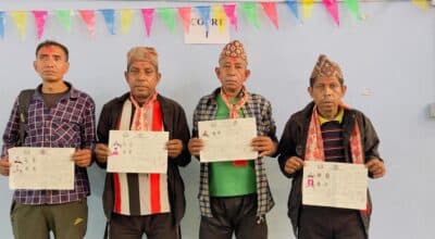 धार्चेका भूमिहीन दलित परिवारले पाए लालपुर्जा