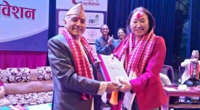 जनसांस्कृतिक महासङ्घको अध्यक्षमा भूमिका