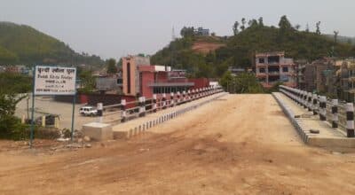 तनहुँको बुल्दीखोलामा पुल निर्माण