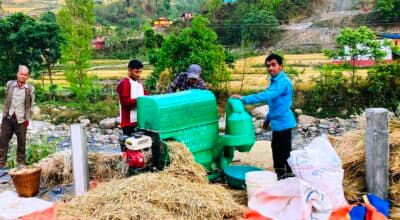 कृषिमा यान्त्रिकीकरणः समय र खर्चको बचत