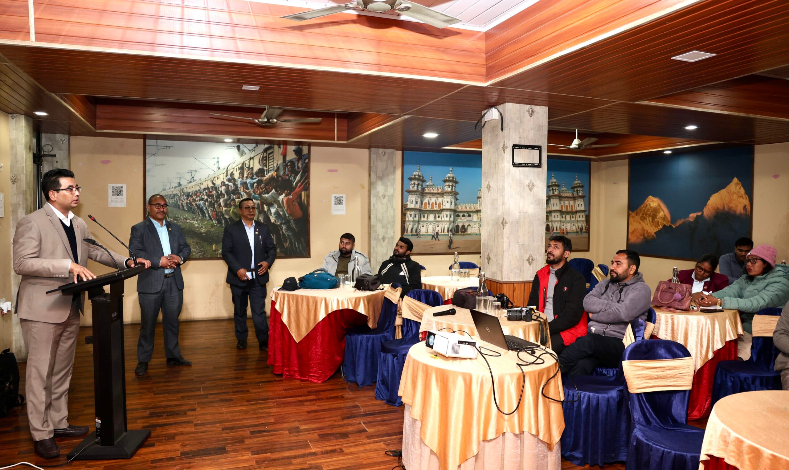 जनकपुरधाममा पर्यटन फोटो पत्रकारिता तालिम सुरु