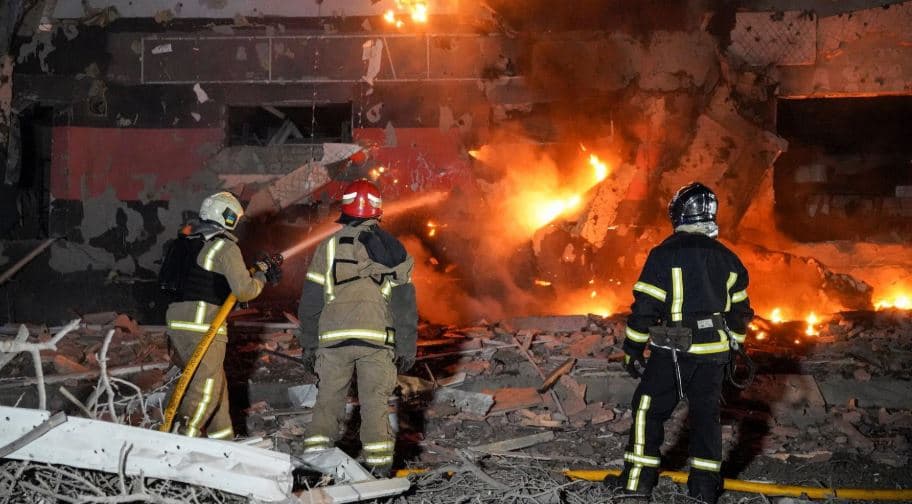 युक्रेनमा भएको रुसी आक्रमणमा पाँच जनाको मृत्यु