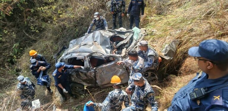 दक्षिणकालीमा कार पल्टिँदा चालकको मृत्यु