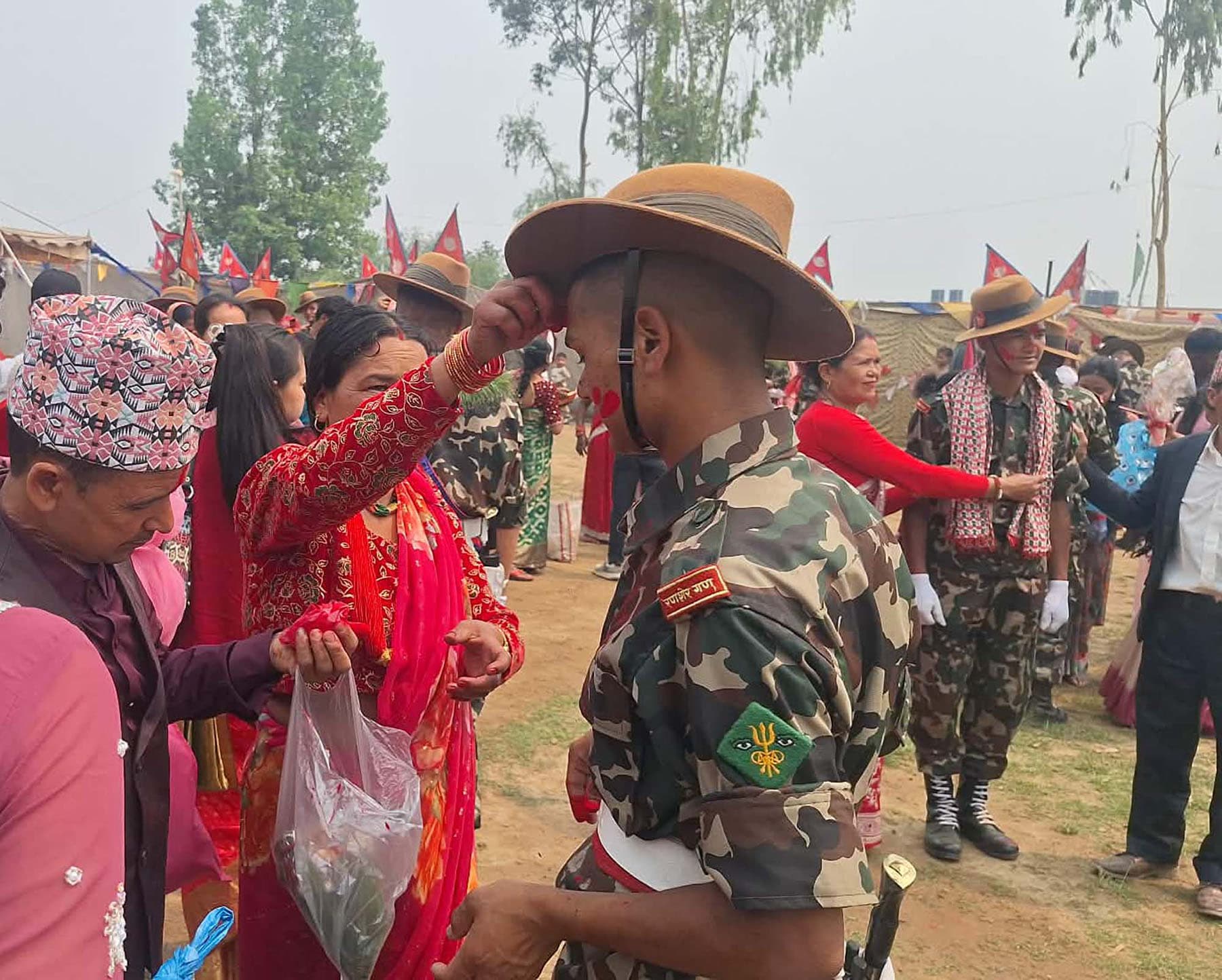 नेपाली सेनाको ९६ जना सैनिकलाई दर्ज्यानी चिह्न प्रदान