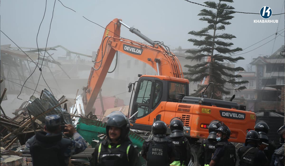 उपत्यकामा नदी किनारका बस्ती हटाउने अभियान जारी