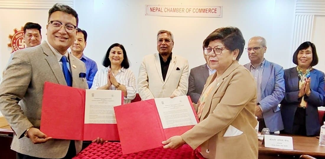 महिला चेम्बर र हस्तकला महासङ्घबीच सहकार्यसम्बन्धी सम्झौता