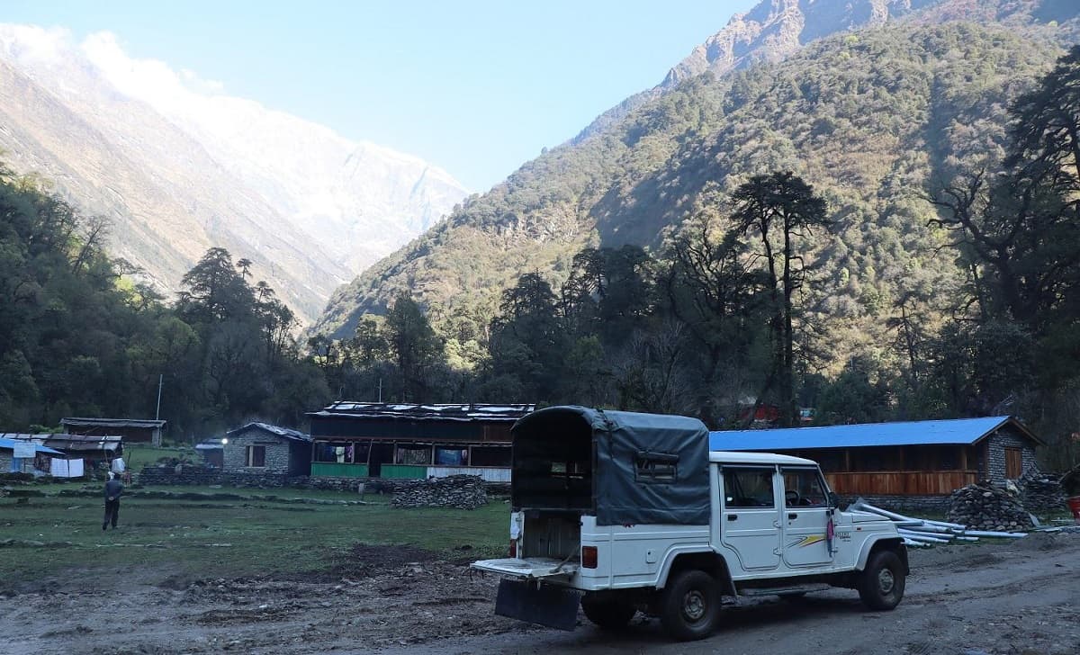 पर्यटकीय गन्तव्य दोभान सडक सञ्जालमा जोडियो