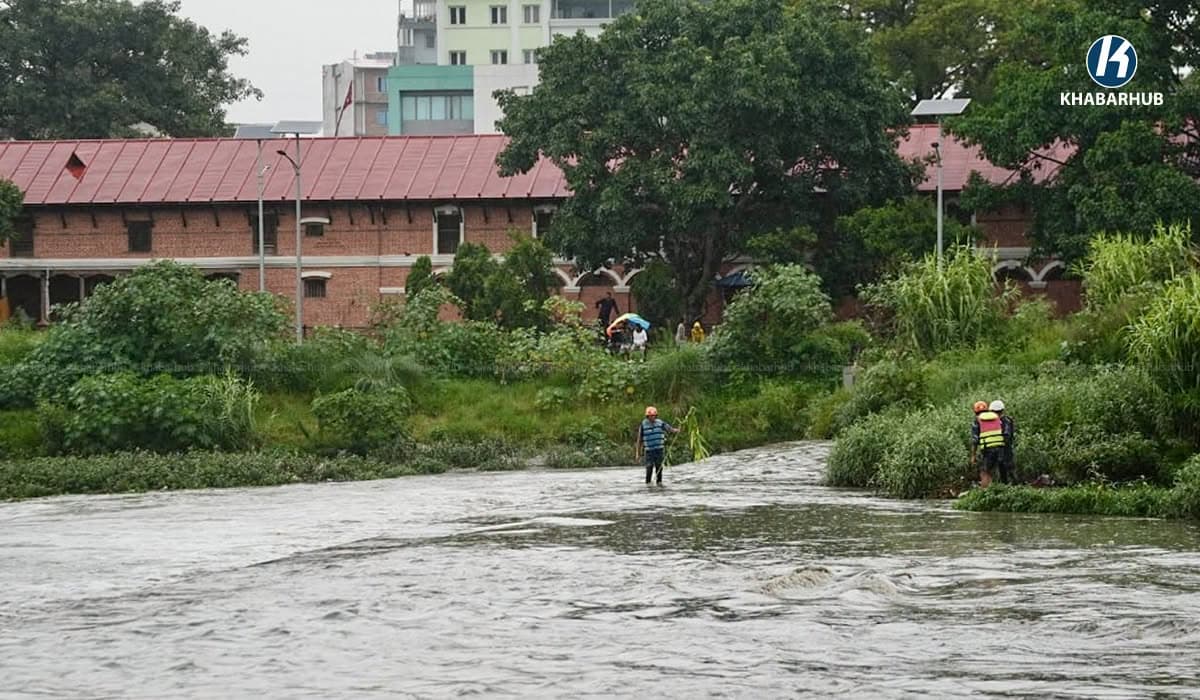 काठमाडौंको धोबीखोलामा हाम फालेकी एक महिलाको मृत्यु