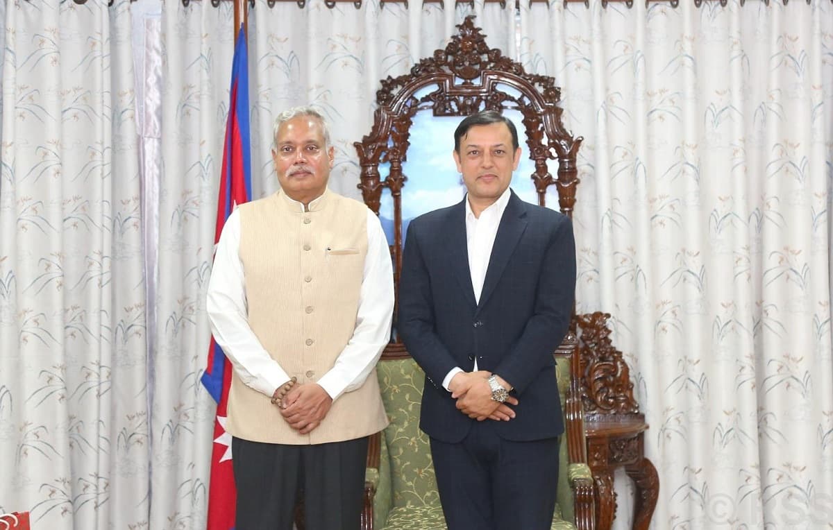 सभामुख अर्याल र भारतीय राजदूत श्रीवास्तवबीच द्विपक्षीय सम्बन्धबारे छलफल