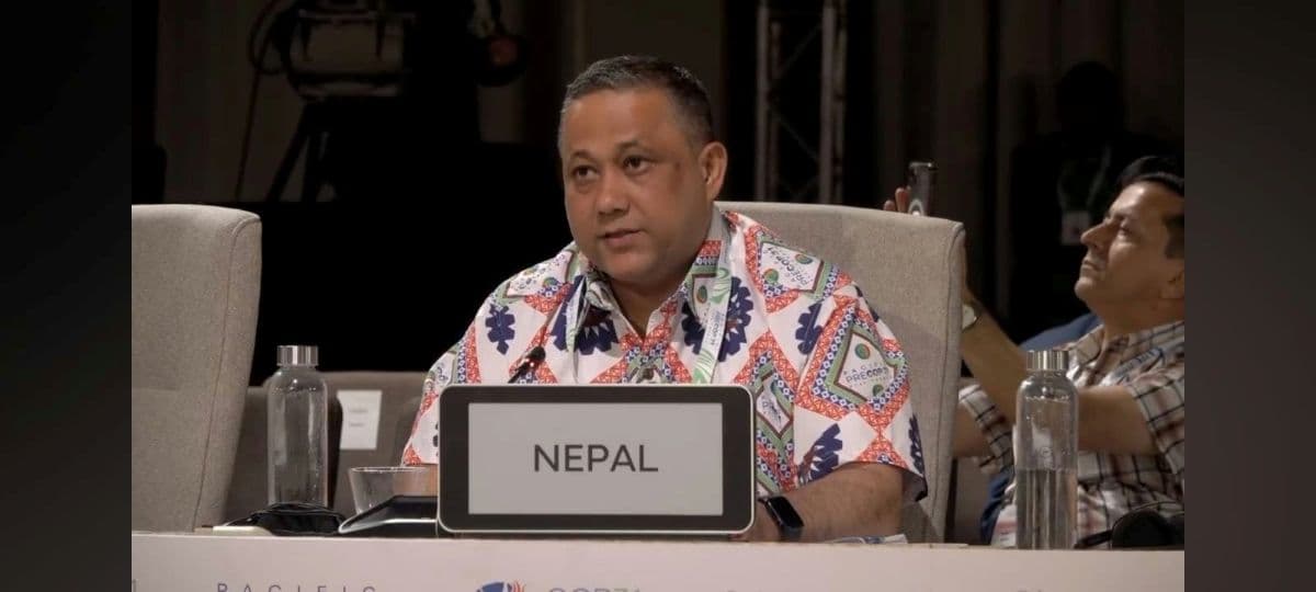नेपाल र प्रशान्त क्षेत्रका टापु राष्ट्र जलवायु संकटको अग्रपंक्तिमा छन् : परराष्ट्रमन्त्री खनाल