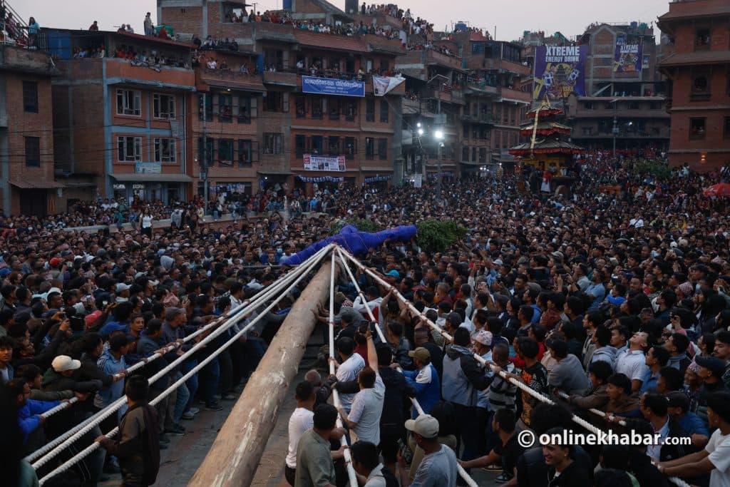 भक्तपुरमा बिस्का जात्राको उल्लास (तस्वीरहरू)