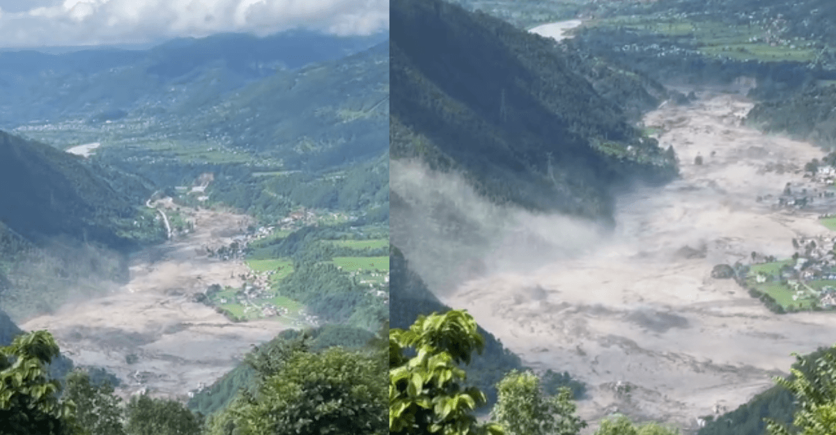 चिनियाँ क्षेत्रबाट अकास्मात् आयो ठूलो बाढी, टिमुेर भन्सारमा क्षति