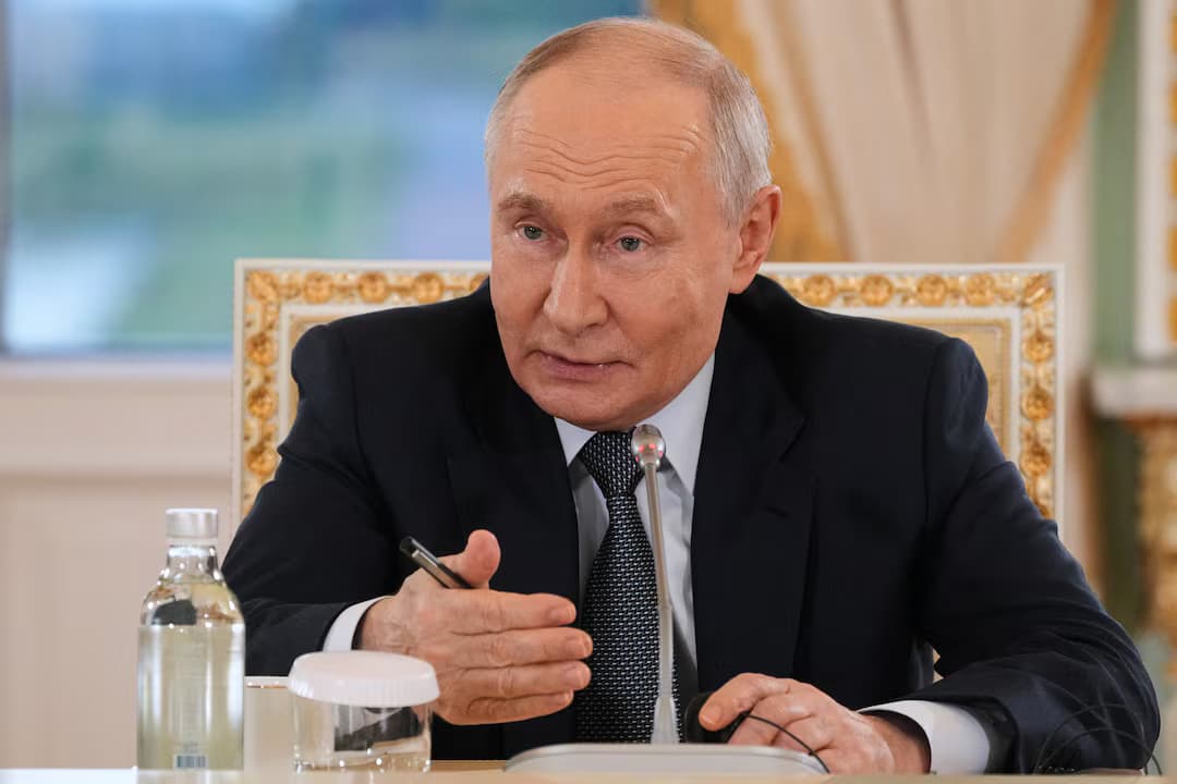 Putin sticks to hardline stance on war in Ukraine, but says Trump ideas could bring peace