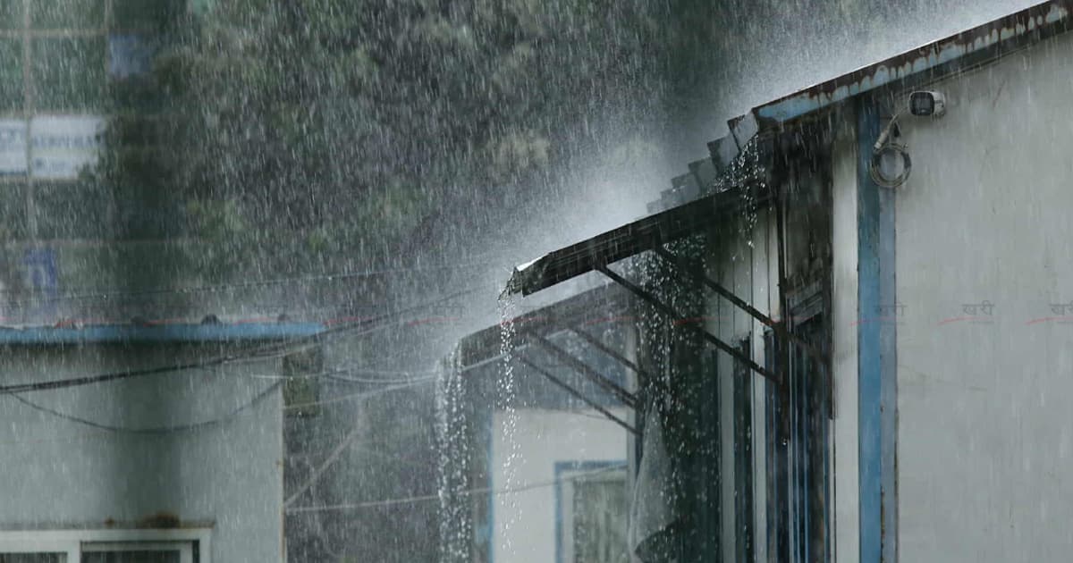 तीन घण्टामा सबैभन्दा बढी वर्षा बर्दघाटमा