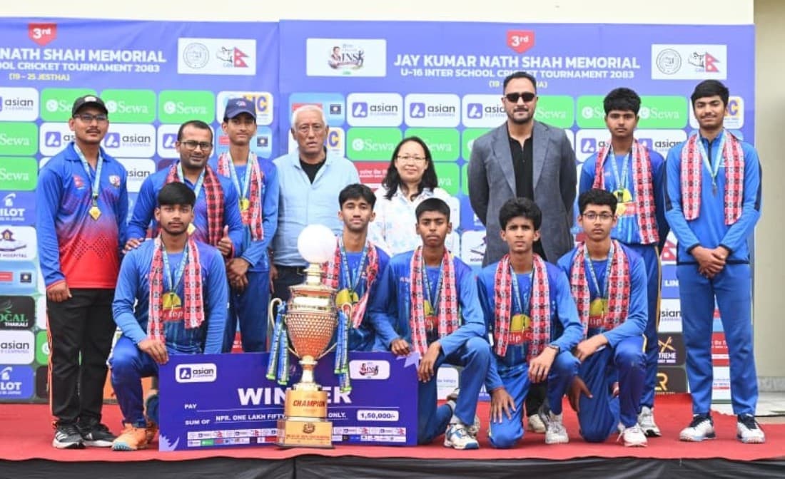 डीएभीलाई जयकुमारनाथ शाह यू–१६ क्रिकेट उपाधि