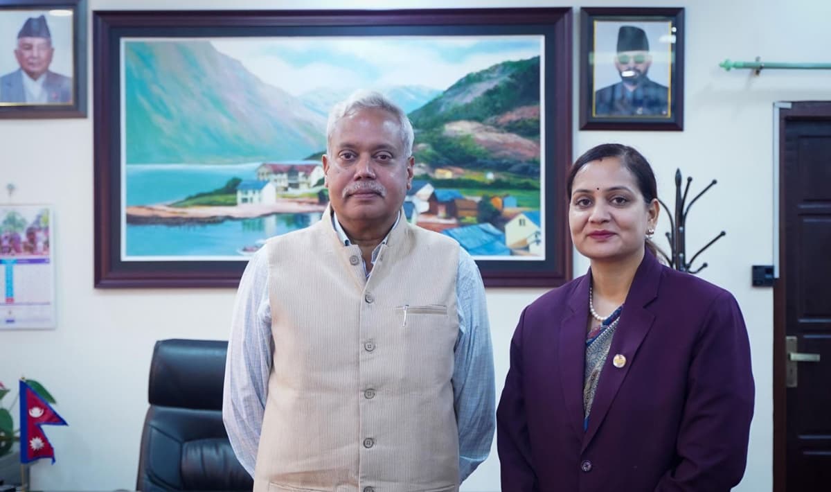 भारतीय राजदूत र मन्त्री मेहताबीच छलफल, स्वास्थ्य क्षेत्रमा सहकार्यबारे कुराकानी