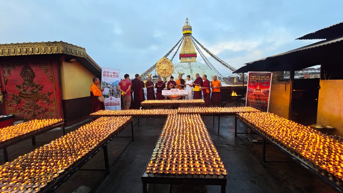 रसुवा बाढीका मृतकप्रति श्रद्धाञ्जली, ११ हजार १११ दीप प्रज्वलन