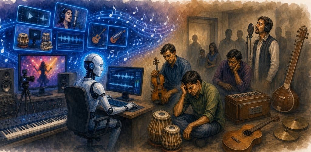 एआईको चाल : गीत संगीत बेहाल